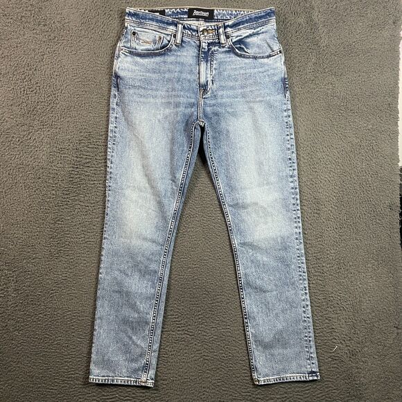 Revtown Jeans Mens 32x30 Blue Sharp Slim Fit Light Wash Stretch Denim Casual NWT